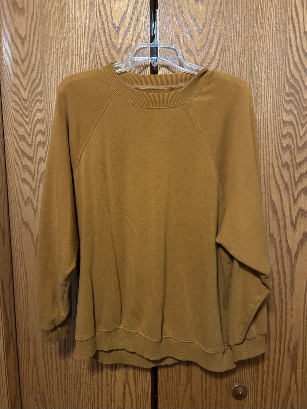 American Eagle Outfitters Women's Crewneck Sweater - Mustard Gold